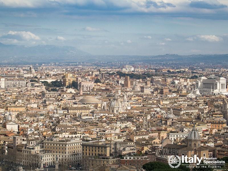 View of Rome from St. Peters Cathedral
