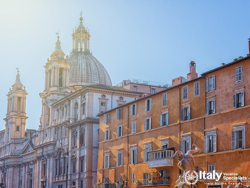 ROME, ITALY, on November 11, 2018. Fountain in the square Piazza Navona, Rome, Italy