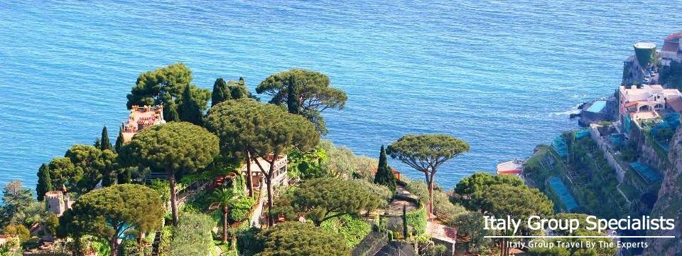 The Amalfi Coast, as seen from Ravello, Italy - Photo by Jesse Andrews