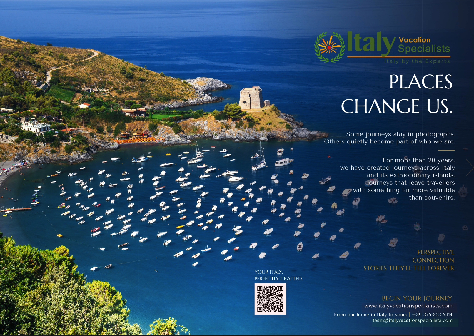 Page One Italy Vacation Specialists, On Page One of National Geographic Traveller (UK), September 2026